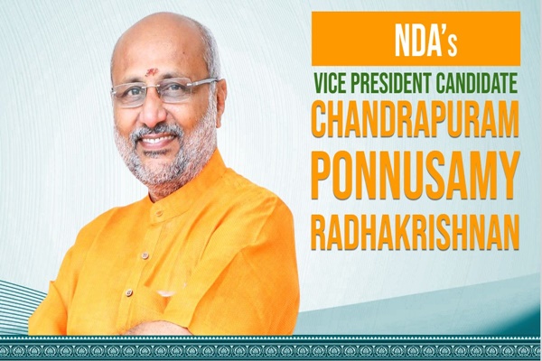 "CP Radhakrishnan, Governor of Maharashtra and NDA’s Vice-Presidential nominee in 2025"